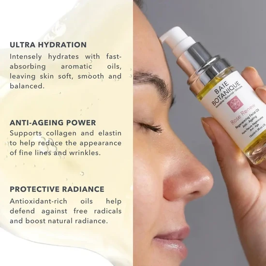 Baie Botanique Rose Renew Facial Oil 15ml