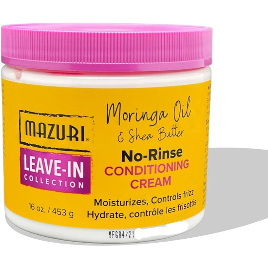 Mazuri Leave-In Collection No-Rinse Conditioning Cream 453g