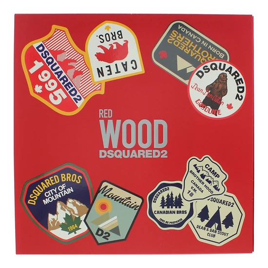 Dsquared2 Red Wood Gift Set 100ml Eau De Toilette + 150ml Body Lotion
