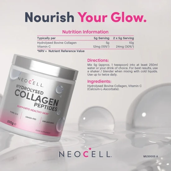 NeoCell Hydrolysed Collagen Peptides Unflavoured 200g