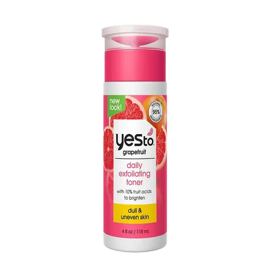 Yes To Grapefruit Glow Boosting Daily Exfoliating Tonic 118ml