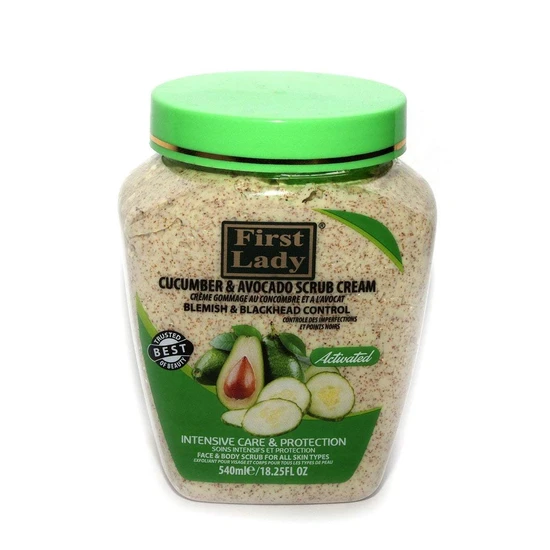 First Lady Cucumber & Avocado Scrub Cream 540ml