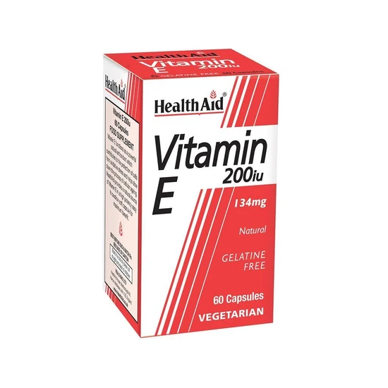 Health Aid Vitamin E 200iu Natural Vegicaps 60 Vegicaps