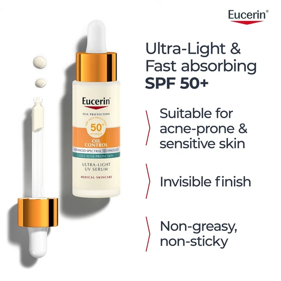Eucerin Oil Control Dry Touch Ultra-Light UV Serum SPF 50+ 30ml