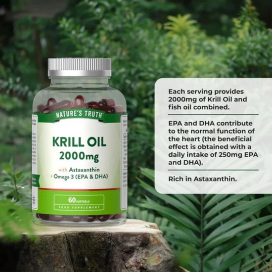 Nature's Truth Krill Oil 2000mg 60 Softgels