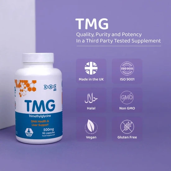 NMN Bio TMG Trimethylglycine Capsules 90 Capsules
