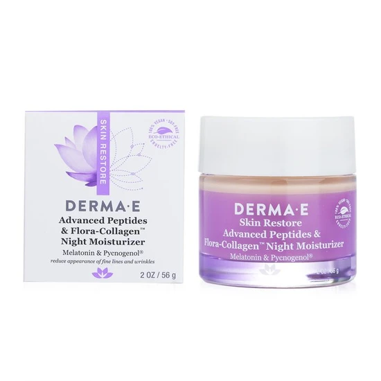 Derma E Skin Restore Advanced Peptides & Flora Collagen Night Moisturiser 56g