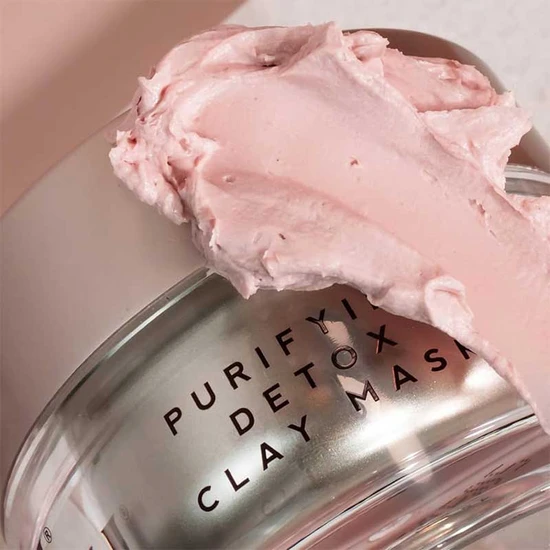 Emma Hardie Purifying Detox Pink Clay Mask With Dual Action Cleansing Cloth