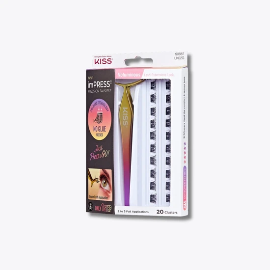 Kiss imPRESS Press On Underlash Falsies Kit Voluminous (12-14mm)