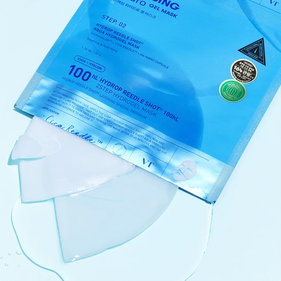 VT COSMETICS Hydrop Reedle Shot 100hL 2-step Mask Hydrogel Mask