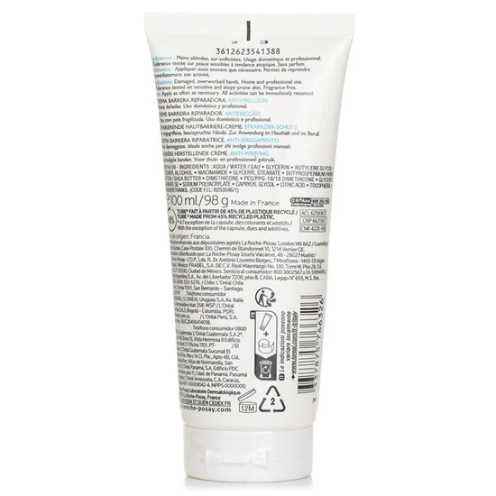 La Roche-Posay Cicaplast Mains Barrier Repairing Cream For Hands 100ml