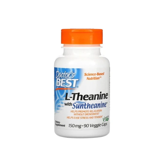 Doctor's Best L-Theanine With Suntheanine, 150mg Vegicaps 90 Vegicaps