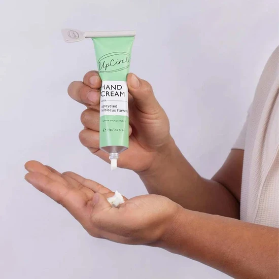 UpCircle Beauty Hand Cream with Upcycled Hibiscus Flowers