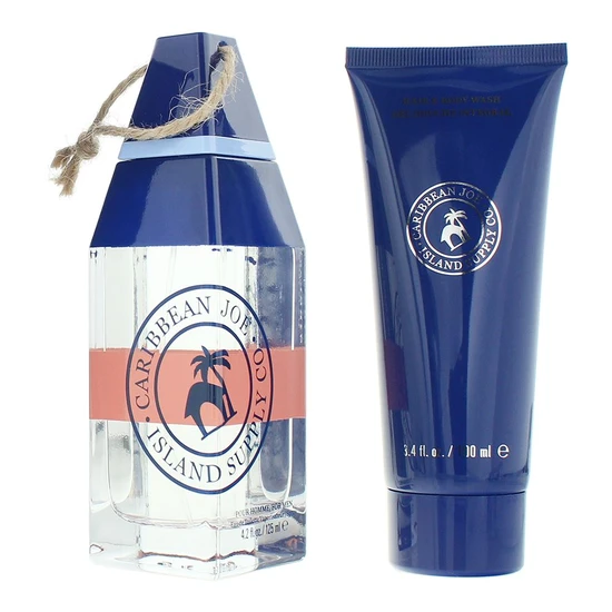 Caribbean Joe Island Musk Eau De Toilette 125ml Gift Set 125ml & 100ml Body Wash