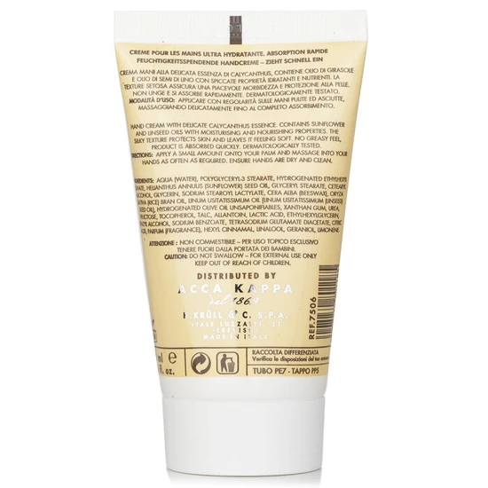 Acca Kappa Calycanthus Hand Cream 75ml