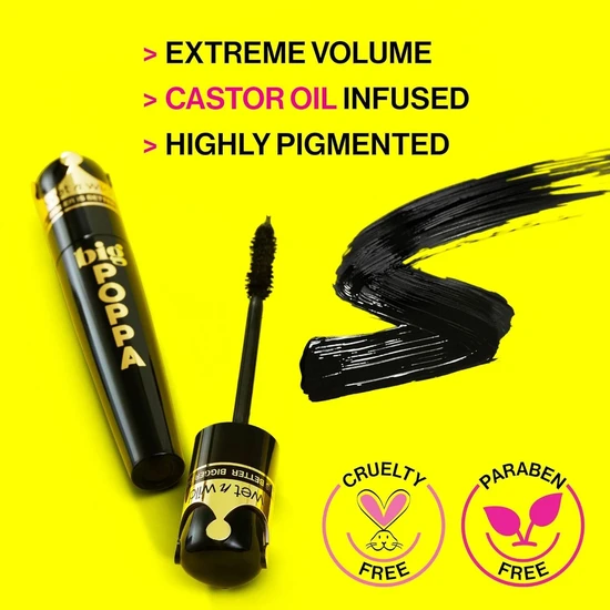 Wet N Wild Big Poppa Mascara Blackest Black
