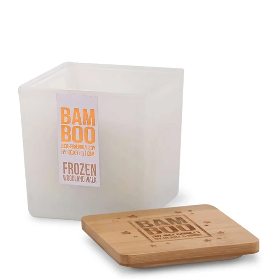 BAMBOO Large Jar Candle Frozen Woodland Walk 210g