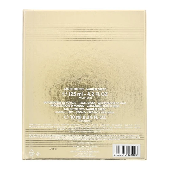 Jean Paul Gaultier Le Beau Eau De Toilette 125ml + Eau De Toilette 10ml Gift Set 125ml