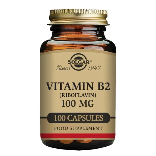 Solgar Vitamin B2 100mg Vegicaps 100 Vegicaps