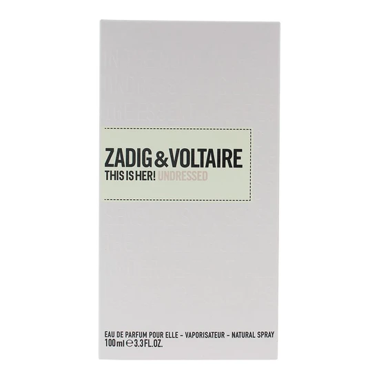 Zadig & Voltaire This Is Her! Undressed Eau De Parfum 100ml