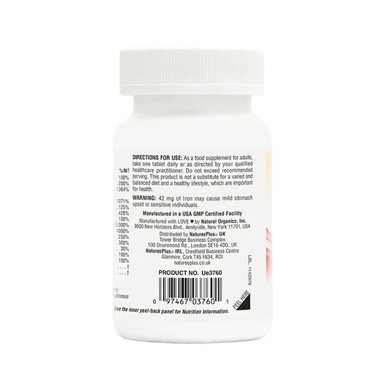 Nature's Plus Hema-plex Tablets 30 Tablets