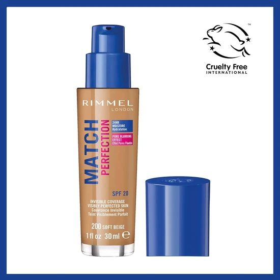 Rimmel Match Perfection SPF 20 Foundation 200 Soft Beige