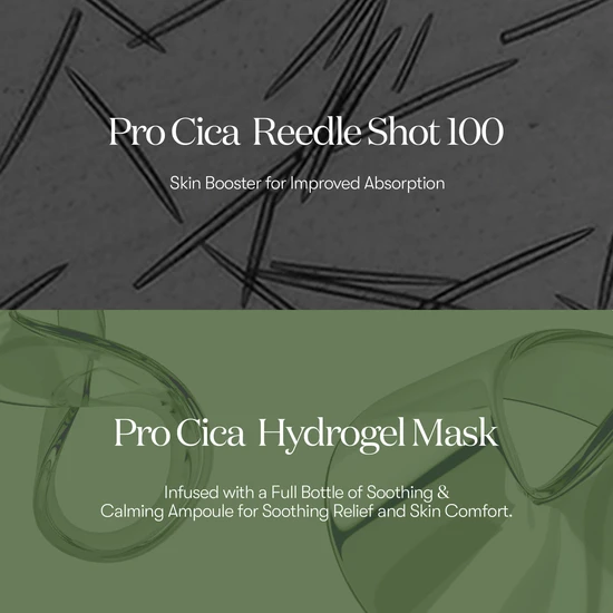 VT COSMETICS Pro Cica Reedle Shot 100 2step Hydrogel Mask 33g