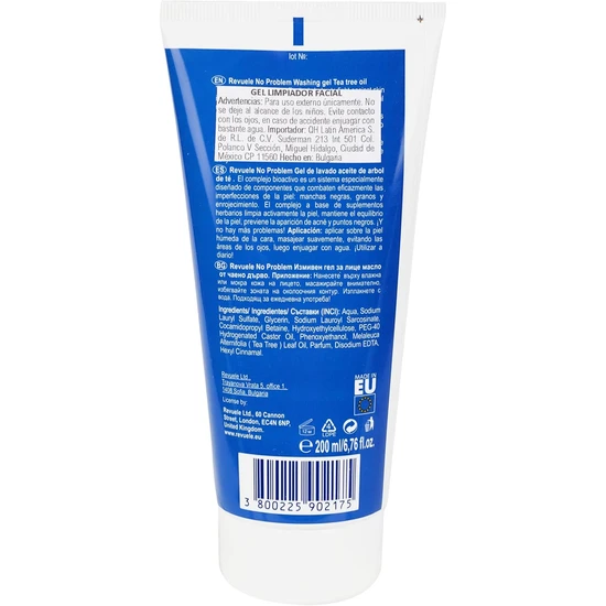 Revuele No Problem Tea Tree Oil Facial Wash Gel 200ml