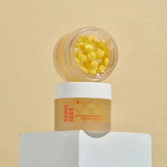 K-Secret Capsule Cream: Niacinamide 5% + Yuja 50ml