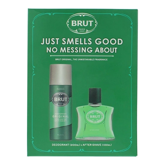Brut Gift Set 100ml Aftershave + 200ml Deodorant Spray
