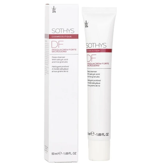 Sothys Cosmeceutique DF Desquacrem Forte Microderm Deep Cleanser With Salicylic Acid & Rice Granules 50ml