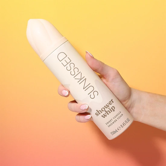 Sunkissed Shower Whip Sweet Vanilla Shower Foam 250ml