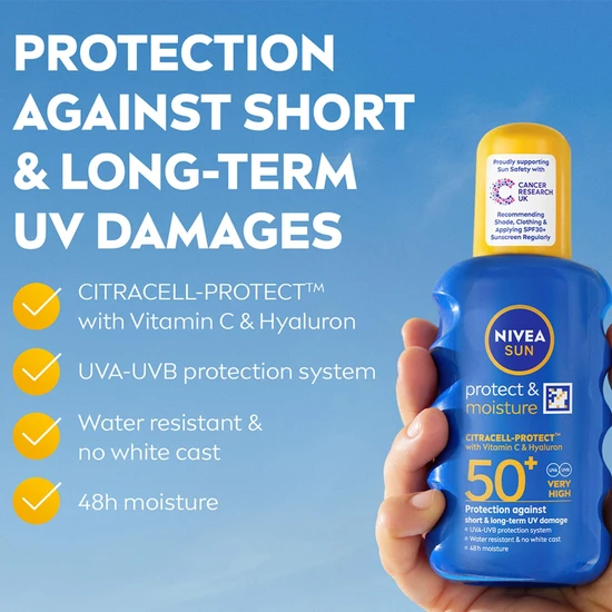 Nivea Protect & Moisture SPF 50+ Spray 200ml