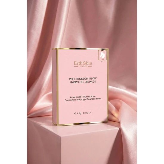 Erth Skin London Rose Blossom Glow Hydro-Gel Eye Pads 5 x 2