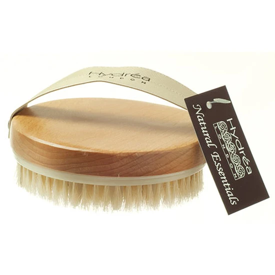 Hydrea London Combination Detox Massage Brush with Natural Bristles & Flexable Rubber Nodules