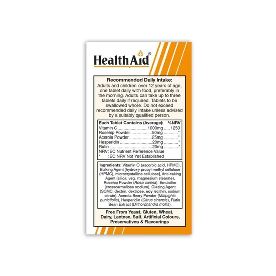 Health Aid Vitamin C 1000mg Prolonged Release Tablets 30 Tablets