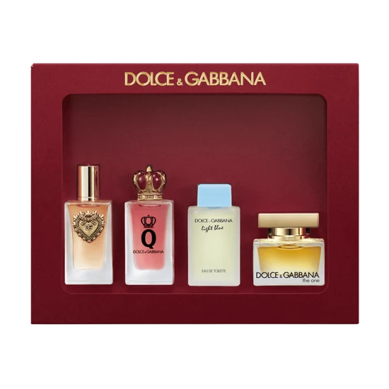Dolce & Gabbana Women's Perfume Miniatures Gift Set 4 x 5ml