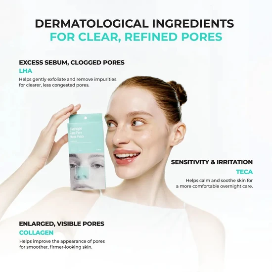 Jumiso Overnight Zero Pore Nose Patch 10 patches