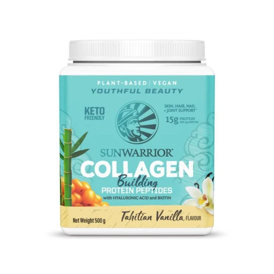 SunWarrior Collagen Building Protein Peptides Tahitian Vanilla 500g