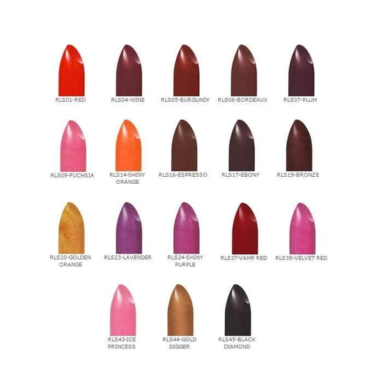 Kiss RK By Kiss Colour Design Lipstick RLS17 Ebony