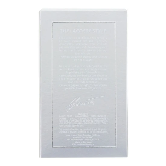 Lacoste L'Homme Lacoste Intense Eau De Toilette 100ml