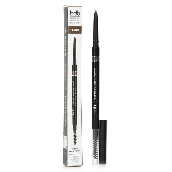 Billion Dollar Brows On Point Waterproof Micro Brow Pencil Taupe