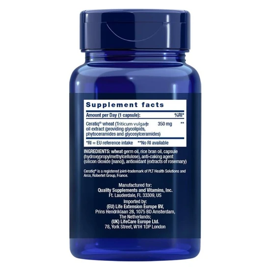 Life Extension Skin Restoring Ceramides Vegicaps 30 Vegicaps