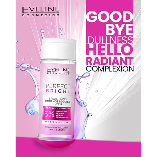 Eveline Perfect Bright Anti Spot Complex Brightening Radiance Booster Toner
