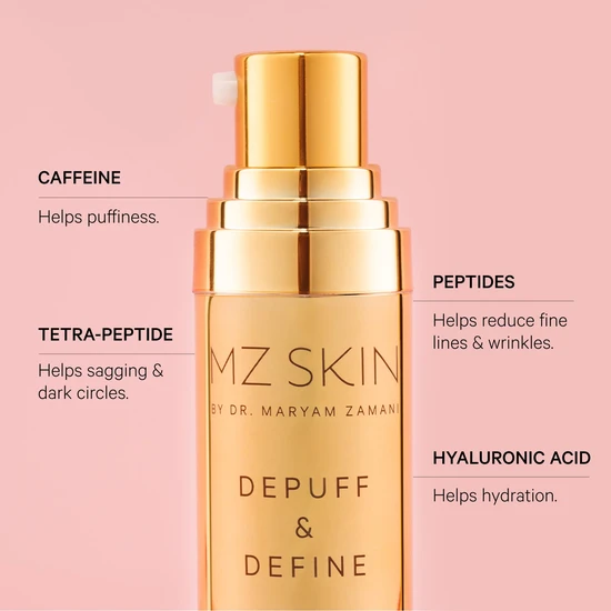MZ Skin Depuff & Define Contouring Eye Rescue 15ml