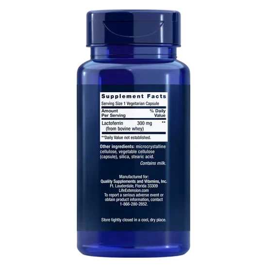 Life Extension Lactoferrin Capsules 60 Capsules