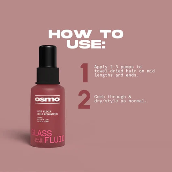 Osmo Glass Fluid Luxe-Enhancing Hair Oil 50ml