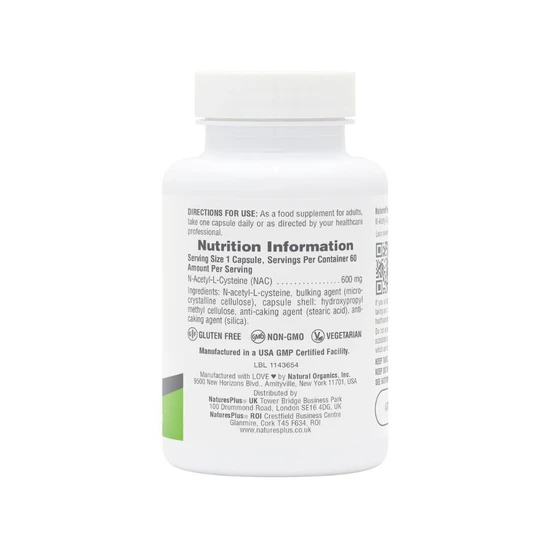 Nature's Plus PRO NAC 600mg Capsules 60 Capsules