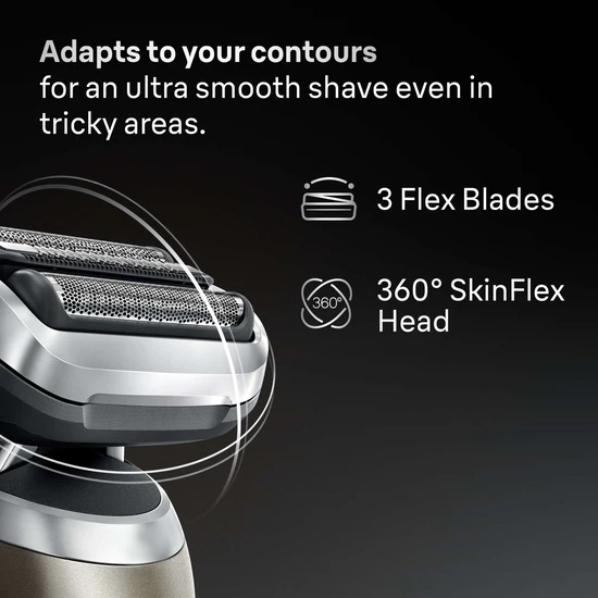 Braun Series 7 72-C7650cc Electric Shaver With SmartCare Centre