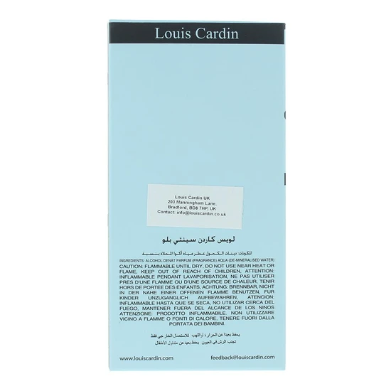 Louis Cardin Scenty Blue Eau De Parfum 100ml